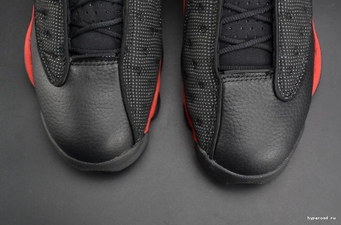 13 Jordan mens Air red black RetroBred 414571-004  0816